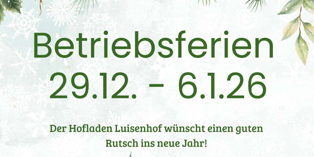 Täglich frisch aus unserer Backstube